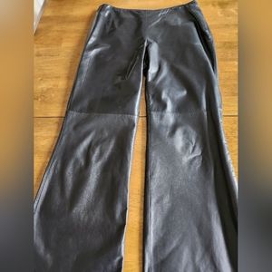 Anne Taylor Black Leather Pants